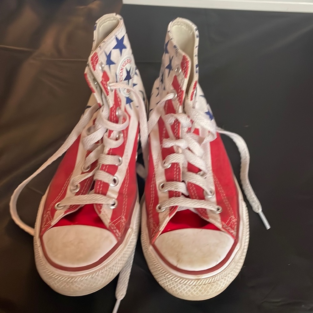 Converse American Flag High Tops